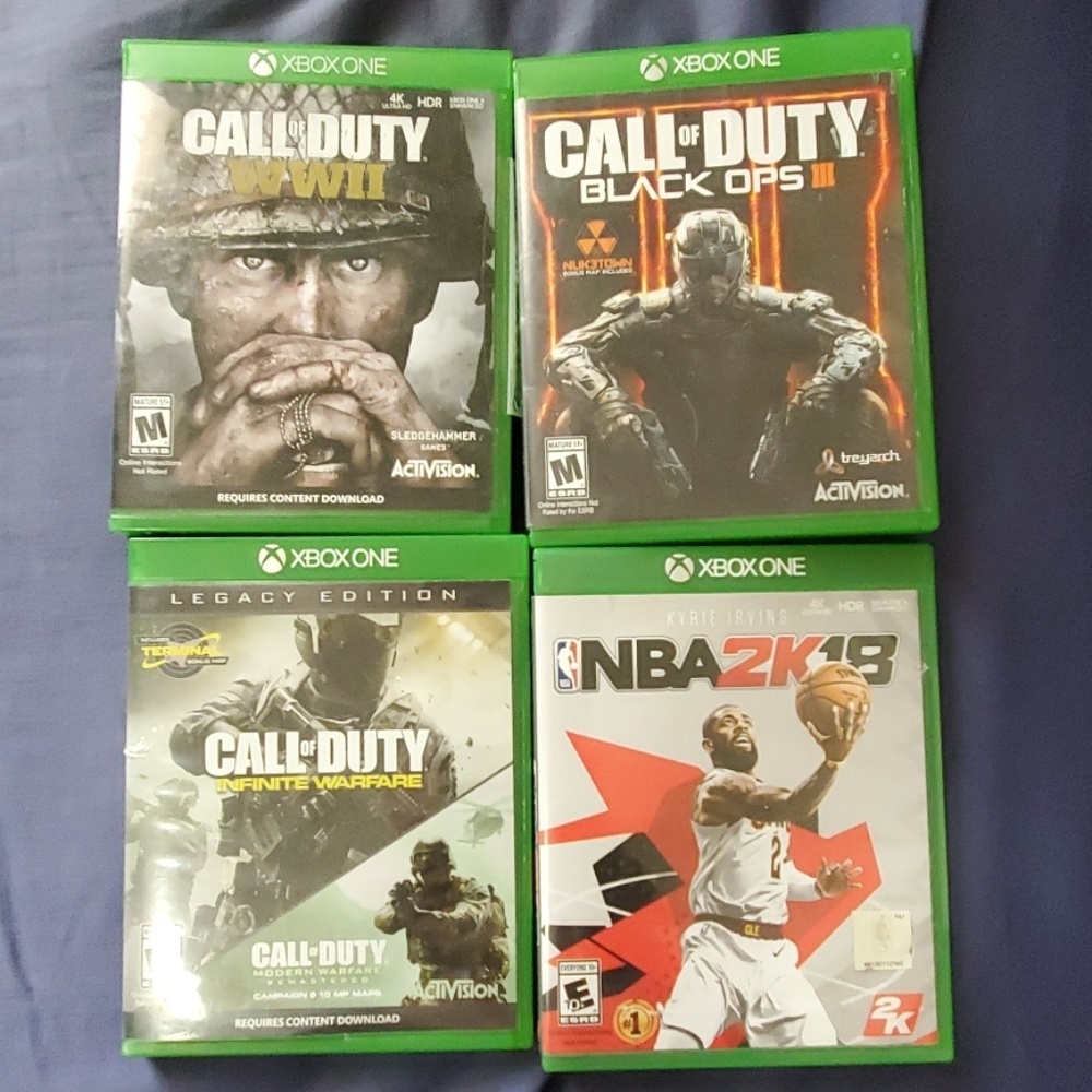 Assorted xbox one games